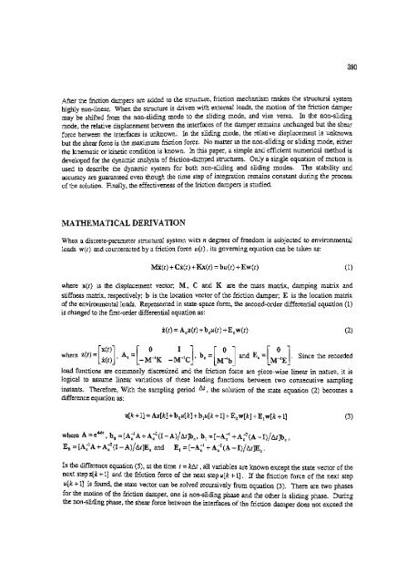 Earthquake Engineering Research - HKU Libraries - The University ...