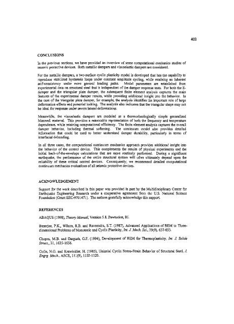 Earthquake Engineering Research - HKU Libraries - The University ...