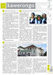 Kawerongo Issue 4 - Public Health Association of New Zealand