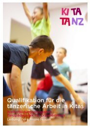 Qualifikation fÃ¼r die tÃ¤nzerische Arbeit in Kitas - Crespo Foundation