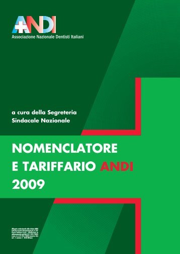 tariffario andi (489,7Kb) - OMCEO Udine