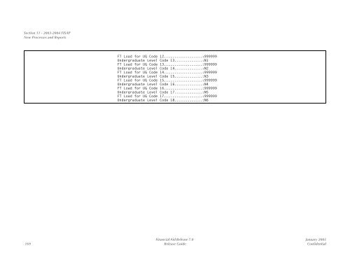 SCT Banner Financial Aid / Release Guide / 7.0