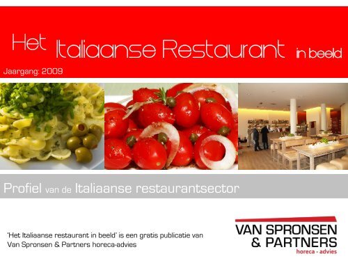 Italiaanse Restaurant in beeld - Van Spronsen en Partners