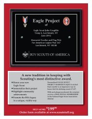 Eagle Scout® PROJECT MARKER PLAQUE - Scoutstuff.org