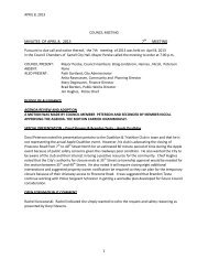 MINUTES OF APRIL 8, 2013 MEETING - City of Sartell