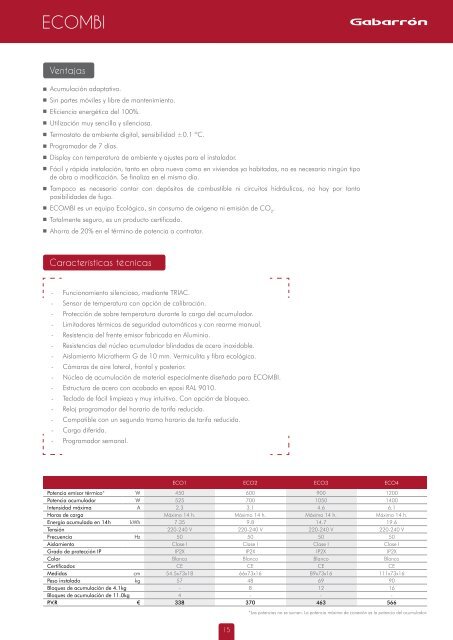 CatÃ¡logo calefacciÃ³n tarifa 2012-2013 - Interempresas