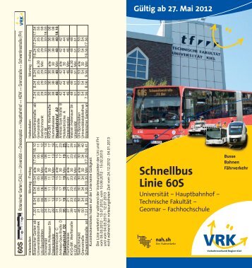 Schnellbus Linie 60S - Kieler Verkehrsgesellschaft mbH