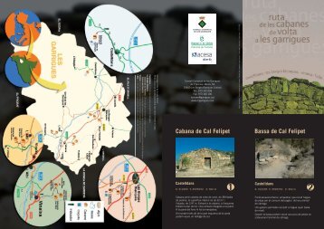 Ruta de les cabanes de volta - Consell Comarcal de les Garrigues