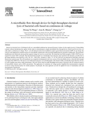 Biosensors and Bioelectronics 22 (2006)