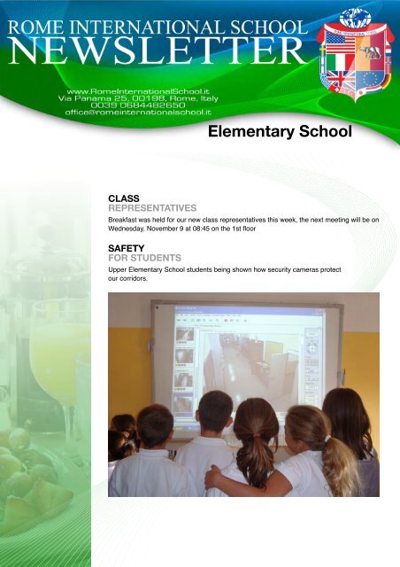 Newsletter 4 2011.pdf - Rome International School