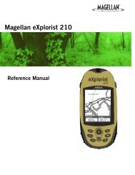 Download PDF Magellan EXplorist 210 - GPS info