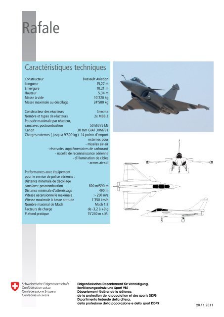 Technische Daten/Typendaten TTE Gripen, Rafale, Eurofighter