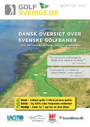 Dansk oversigt over svenske golfbaner - Golfsverige.dk