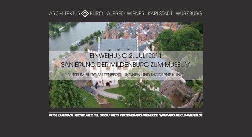 Broschüre (pdf) - Architekturbüro Alfred Wiener