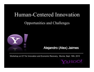 Human-Centered Innovation: Opportunities and Challanges - ANTS