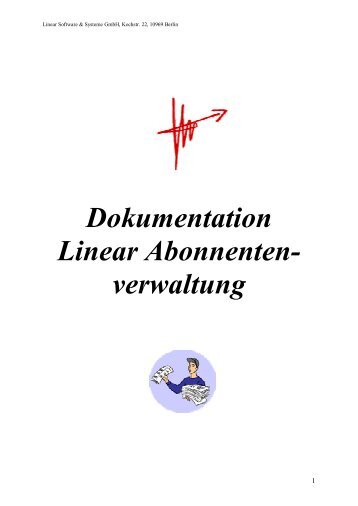 Abonnentenverwaltung - Linear Software & Systeme GmbH