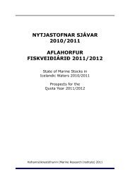 2011 - Hafrannsóknastofnun