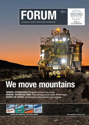 We move mountains - Wirtgen Norway