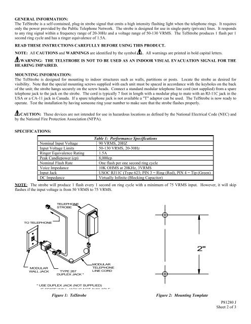 PS-15A-WPW Instruction Sheet - Cooper Industries