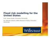 Flood risk modelling for the United States - Willis Research Network