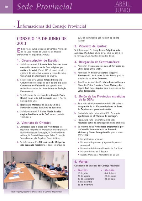 Descargar PDF - agustinos de la provincia del santisimo nombre de ...
