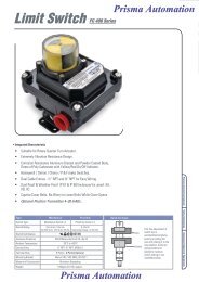 Limit Switch FC 400 Series - Prisma Instruments