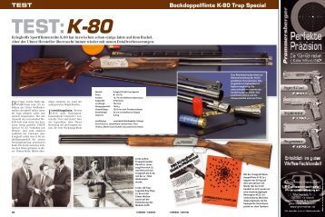 Bockdoppelflinte K-80 Trap Special TEST - Krieghoff