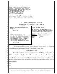 Memorandum of Law Regarding the Definition of âDeliberate ...