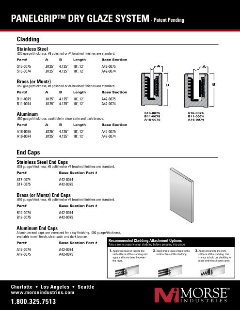 Panel Grip Railing - Morse Industries