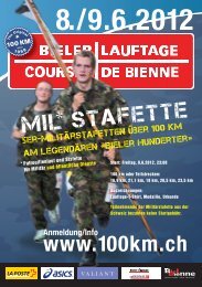 * Patrouillenlauf und Stafette fÃ¼r MilitÃ¤r und Ã¶ffentliche Dienste