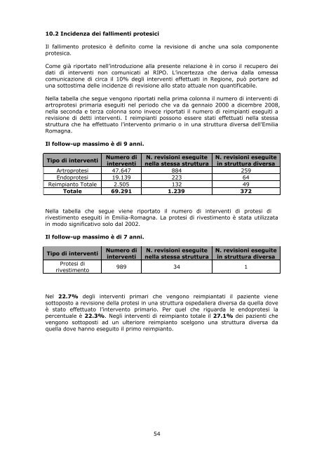 Report annuale 2008 Regione Emilia - RIPO - Cineca