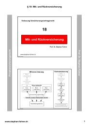 Mit- und RÃ¼ckversicherung - Stephan-fuhrer.ch