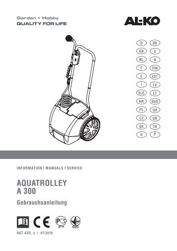 AQUATROLLEY A 300 - AL-KO Garten + Hobby