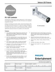 Selecon LED Fixtures PL1 LED Luminaire - Grand Stage Company