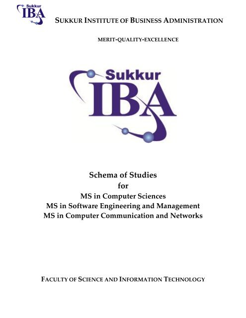 zuurgraad Buskruit nationale vlag Course Schema for MS &amp; Phd (Computer Science) - Sukkur IBA