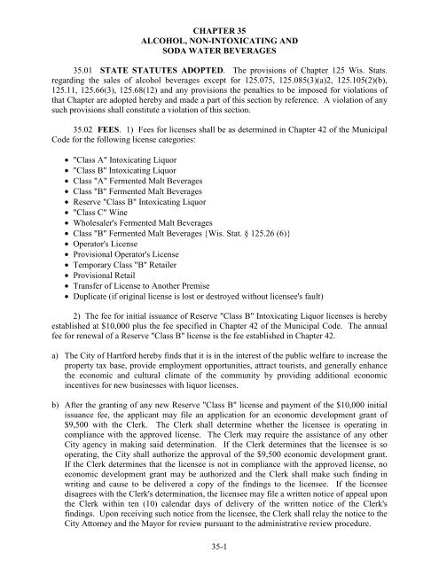 Liquor City Of Hartford