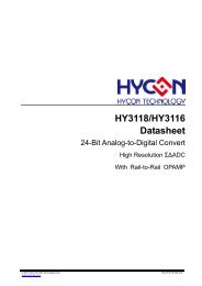 HY3118/HY3116 Datasheet