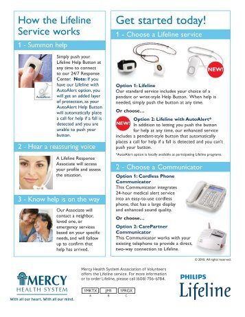 Lifeline Program Brochure - Mercy Health System