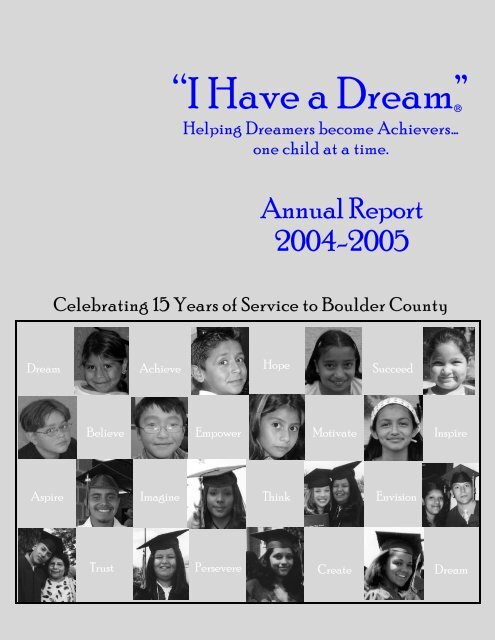 "I Have a Dream" Foundation of Boulder County