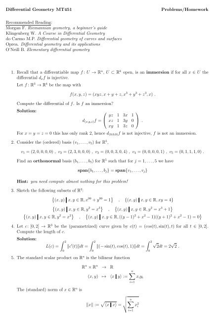 Morgan F Riemannian Geometry A Beginner S Guide Klingenbe