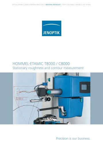 HOMMEL-ETAMIC T8000 / C8000 - Teknikel