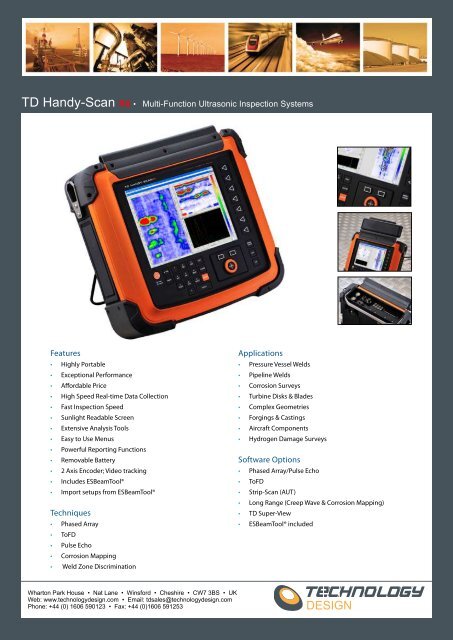 TD Handy-Scan RX â¢ Multi-Function Ultrasonic ... - Directories