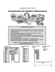 Cuestionario De Hábitos Alimentarios - Applied Research Program