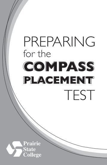 COMPASS Placement Test Preparation Booklet - Prairie State College