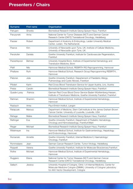 Program Perspectives in Cell- and Gene-Based Medicines - DGTI