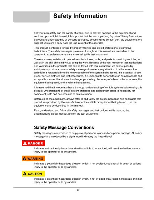 SOLUS ULTRA User Manual [2061kb PDF File] - Snap-on Australia