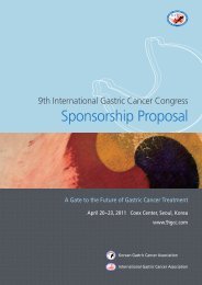 9th International Gastric Cancer Congress - PEOPLE-X