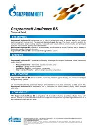 Gazpromneft Antifreeze BS - Gazpromneft-oil.com
