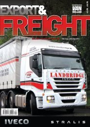 Iveco Stralis Landbridge FC fp ad.indd - Export & Freight