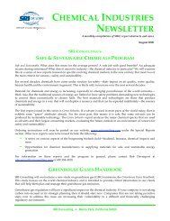 View Newsletter - Chemical Insight & Forecasting